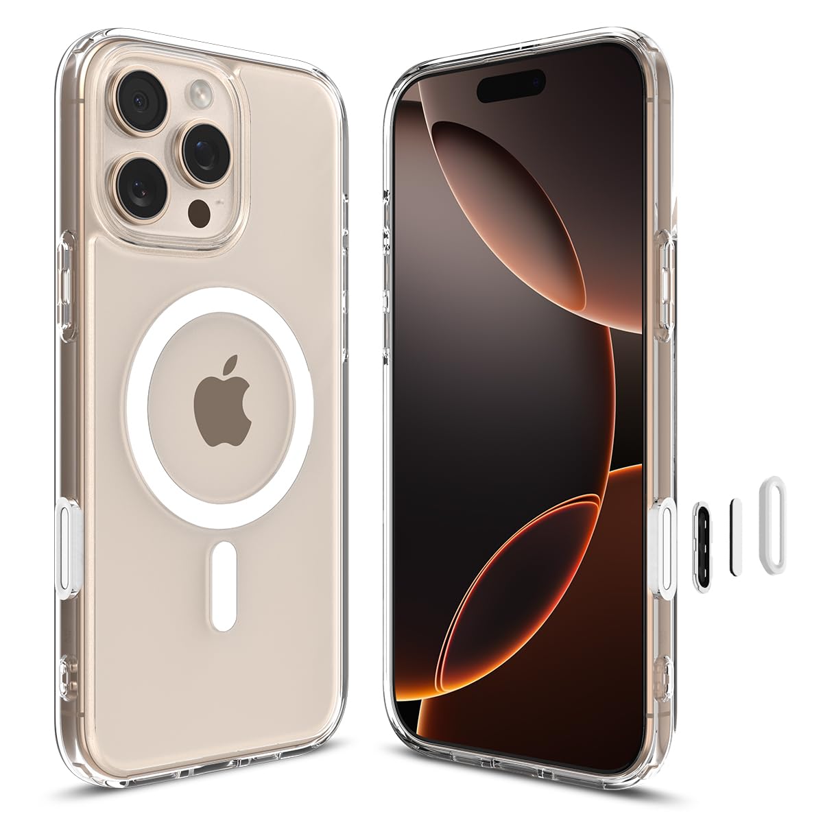 Spigen for iPhone 16 Pro, Ultra Hybrid T MagFit [Camera Control Button] [Compatible with Magsafe] - Clear