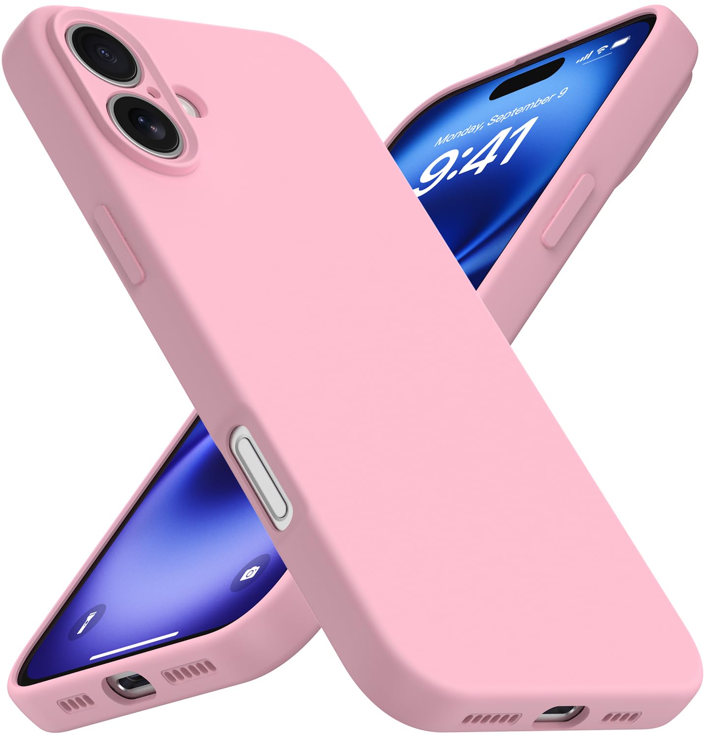 iYavvort Compatible with iPhone 16 Plus Case, Liquid Silicone Upgrade [Camera Protection] [Soft Anti-Scratch Microfiber Lining]