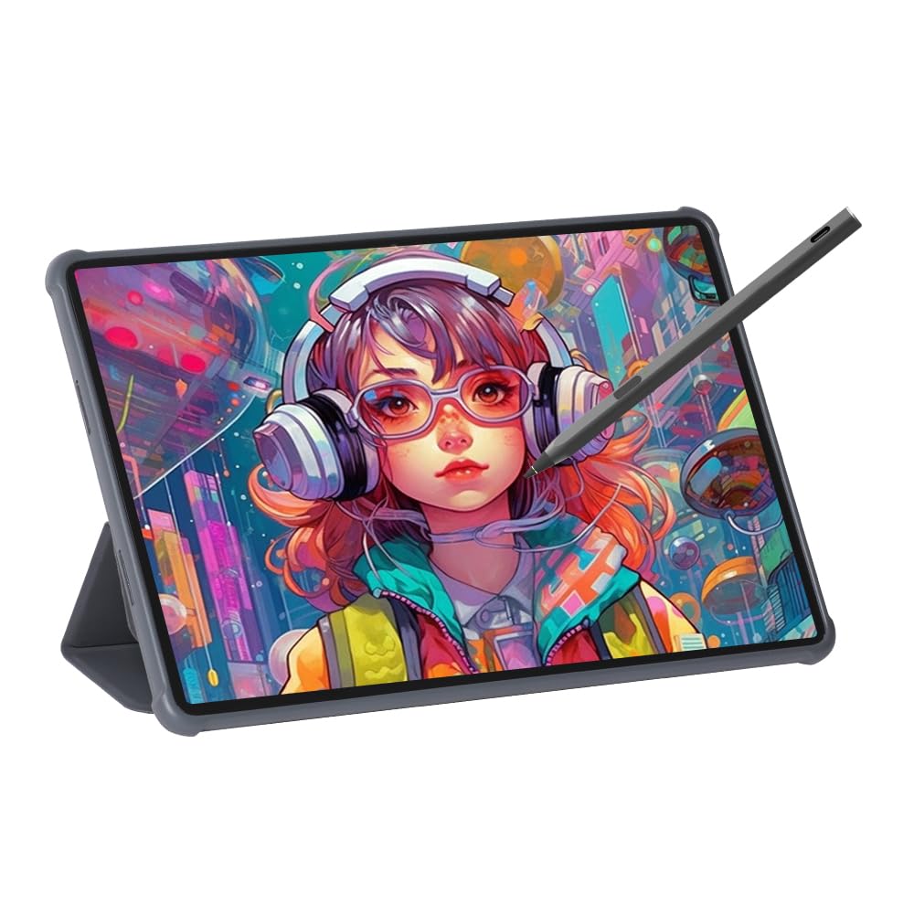 Viewedge Standalone Drawing Tablet No Computer Needed, Portable 11 Inch 90Hz Refresh Rate Anti-Glare Screen, Tilt-Alignment Pen