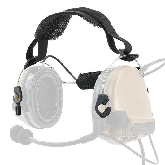 HEARFALCOM COMTA II III TACTICAL HEADSET ACCESSORIES Rear Mount Headband for C2 C3 Hunting Airsoft Shooting Headset