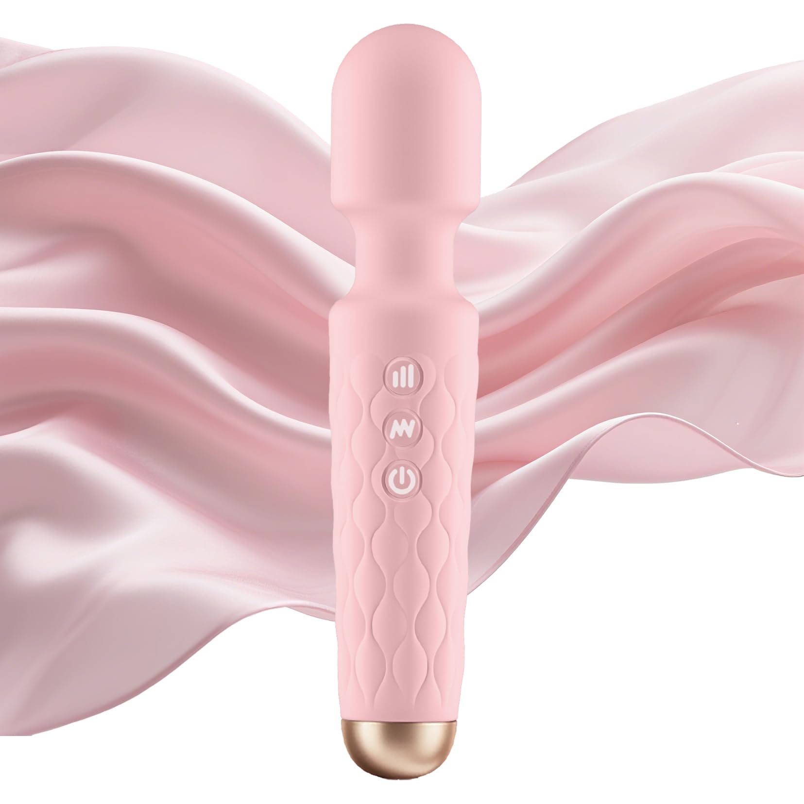 Kamileo Personal Massager - 4H Max Runtime & Ultra-Quiet - Waterproof - 20 Modes 8 Speeds for Deep Tissue Back Massage, Post-Wor