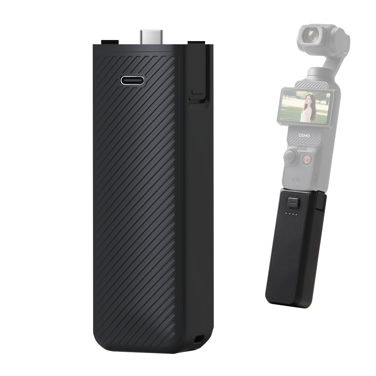 Suptig Mount Stand Handle Grip Compatible for DJI Osmo Pocket 3, Xtra Muse, Osmo Pocket 3 Accessories