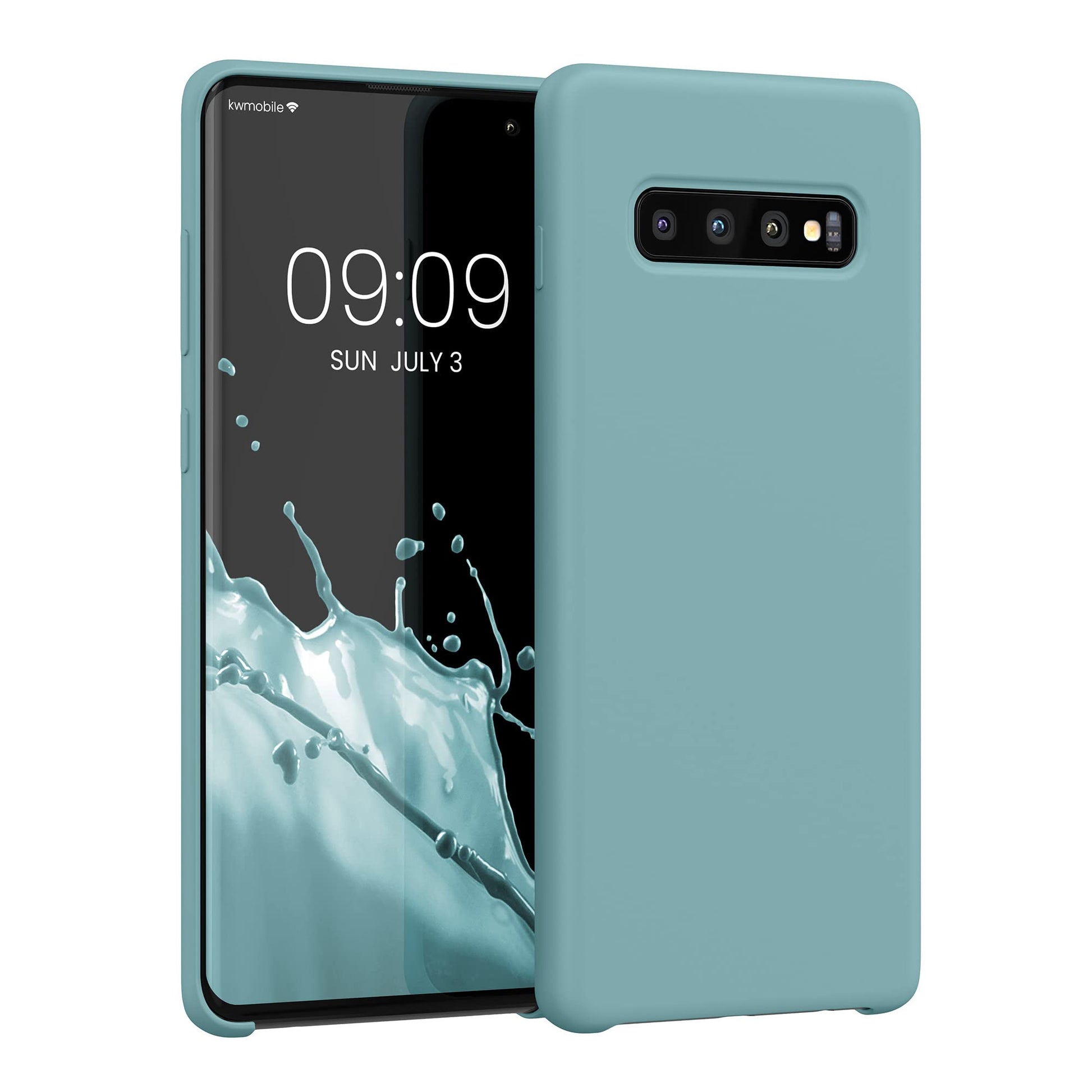 kwmobile Case Compatible with Samsung Galaxy S10 Plus / S10+ Case - TPU Silicone Phone Cover with Soft Finish - Arctic Night