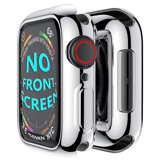 HANKN Soft TPU Case for Apple Watch Series 7 8 9 41mm & Series 6 5 4 SE 40mm Case, Plated Shockproof Iwatch Shell Cover Bumper [