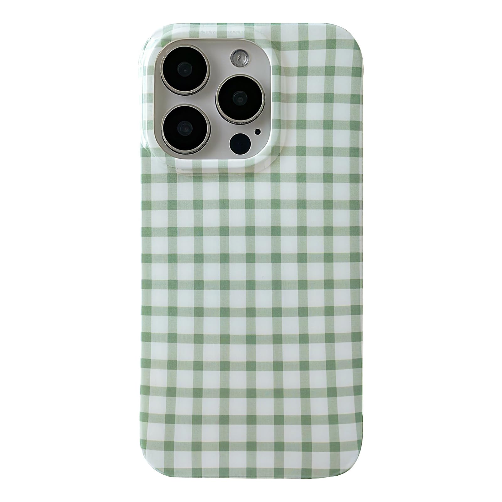 ZTOFERA for iPhone 15 Pro Case with Trendy Grids Plaid Checkerboard Pattern,Fashion Simple Checkered Print for Women Men,Soft TP