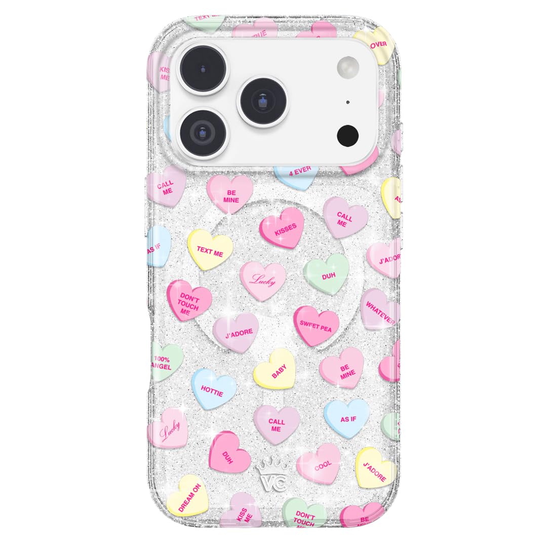VELVET CAVIAR Case for iPhone 17 Pro | Compatible with MagSafe | 10ft Drop Tested | Protective Valentines Day Cases | Sweet Hea