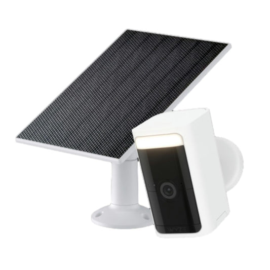 Wyze Battery Cam Pro with Solar Panel, 2K HDR Rechargeable Battery Outdoor/Indoor Security Camera Wireless, Color Night Vision,