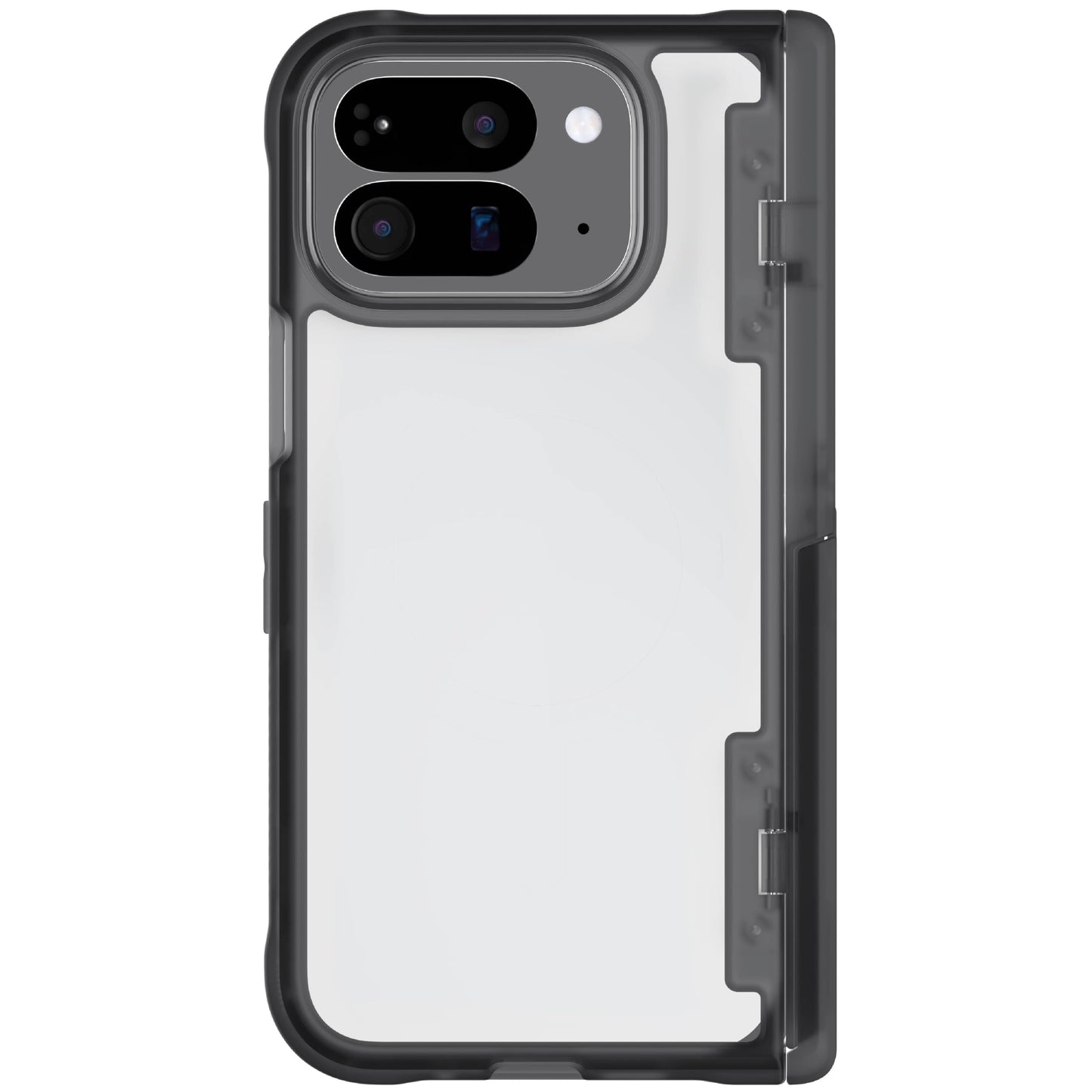 Ghostek Covert Pixel 10 Pro Fold Clear Case with Built-in Kickstand and Full Hinge Protection Designed for 2025 Google Pixel10 P