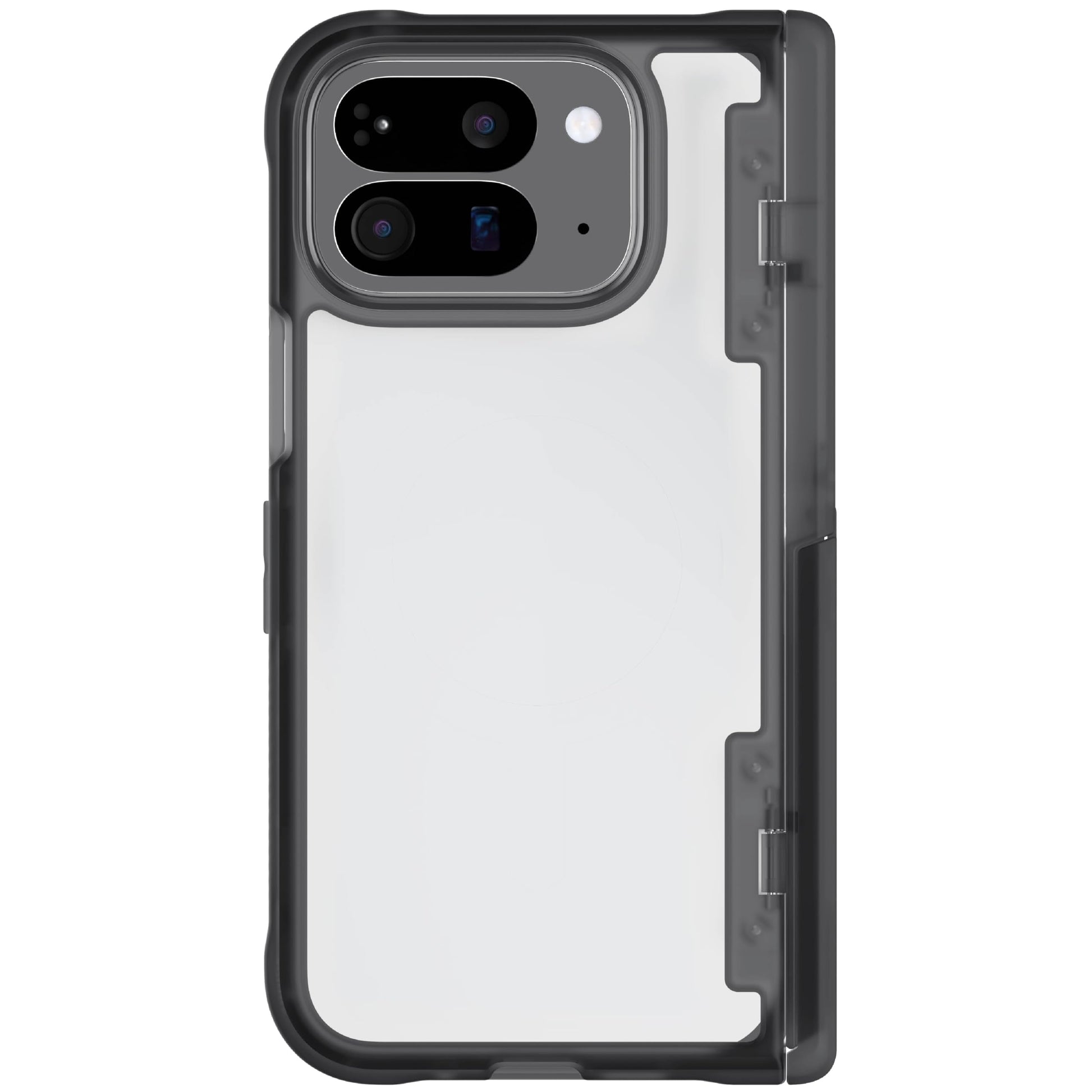 Ghostek Covert Pixel 10 Pro Fold Clear Case with Built-in Kickstand and Full Hinge Protection Designed for 2025 Google Pixel10 P