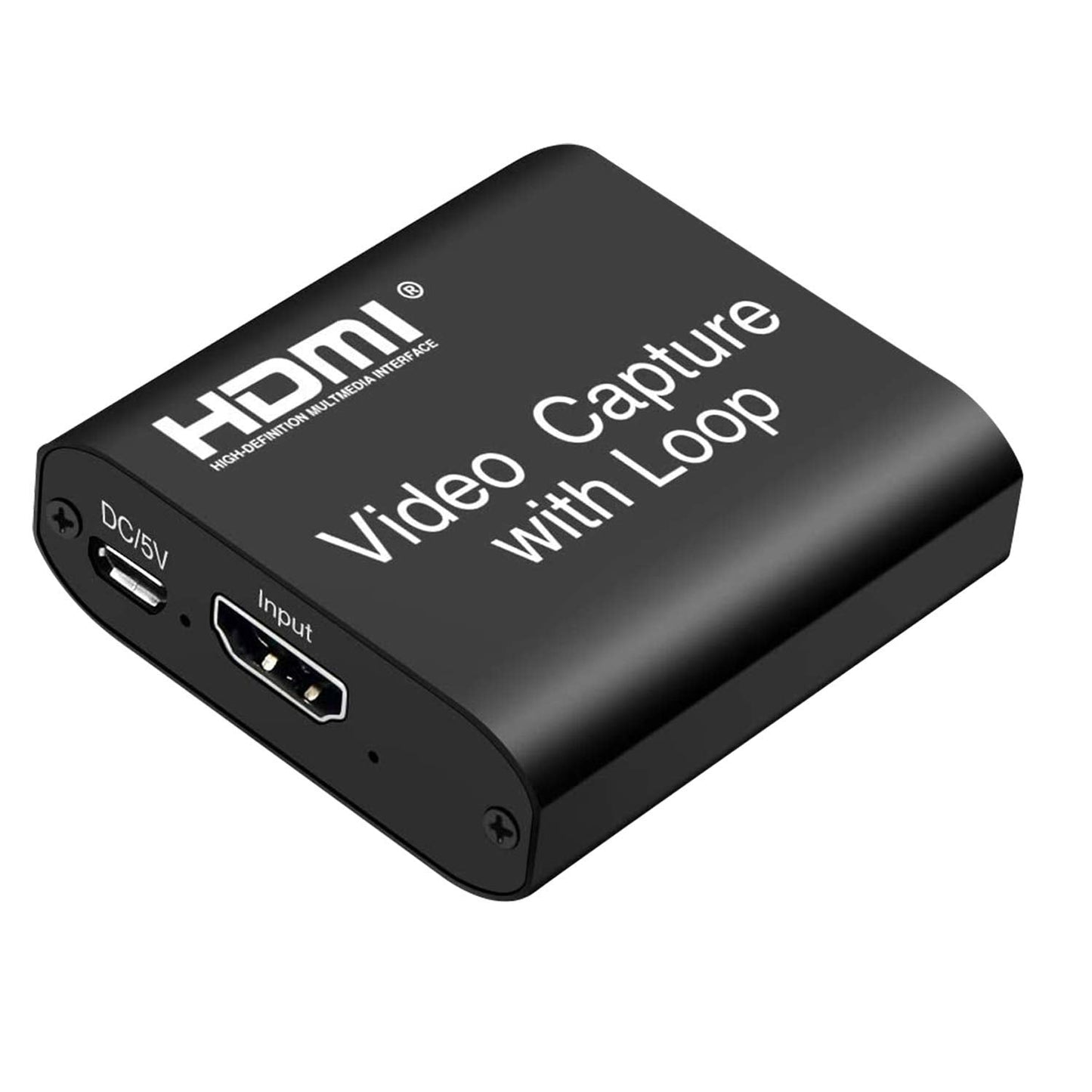 ORIVISION Video Capture Card 4K HDMI Device with Loop Out, Full HD 1080P Game Capture Video Recorder for Live Streaming, Broadca