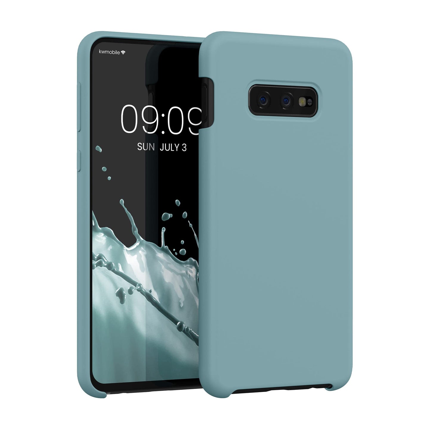kwmobile Case Compatible with Samsung Galaxy S10e Case - TPU Silicone Phone Cover with Soft Finish - Arctic Night