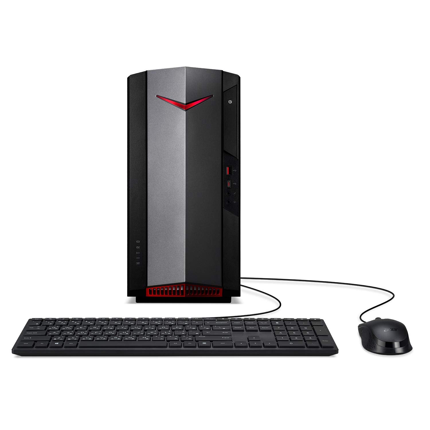 Acer Nitro 50 N50-640-UR13 Gaming Desktop | 12th Gen Intel Core i5-12400F 6-Core Processor | NVIDIA GeForce RTX 3050 | 16GB 3200
