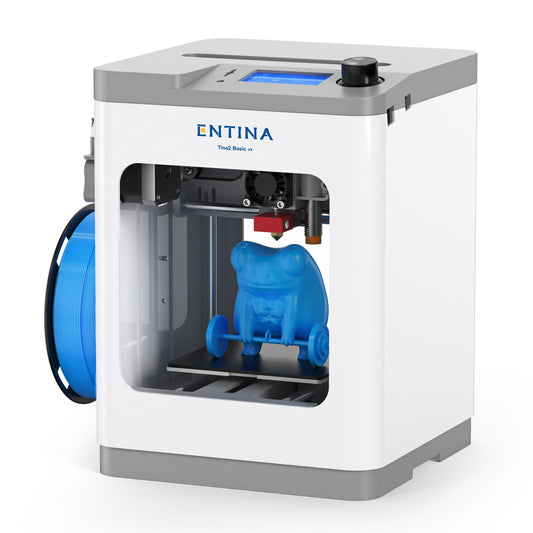 3D Printers Tina2 Basic, Fully Assembled and Auto Leveling 3D Printer for Beginners and Kids, Removable Magnetic Platform, High