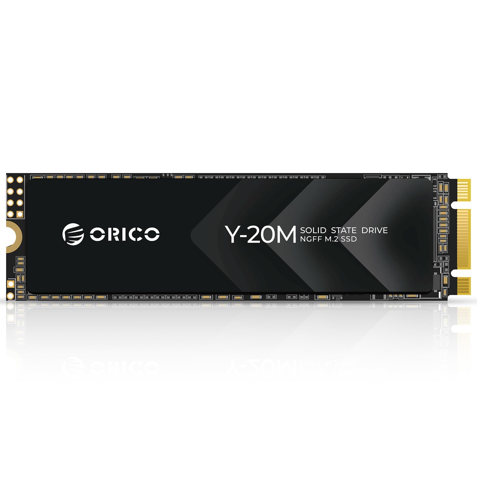 ORICO M.2 2280 SATA SSD, 2TB Internal M.2 SSD with B+M Key for Desktop/Laptop, SATA III 6Gbps NGFF Solid State Drive Low Power C