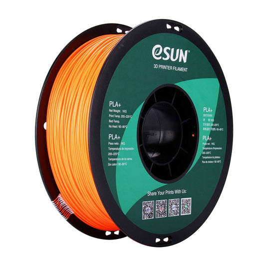 eSUN PLA PRO (PLA+) 3D Printer Filament, Dimensional Accuracy +/- 0.03mm, 1kg, Plastic Spool, 1.75mm, Orange