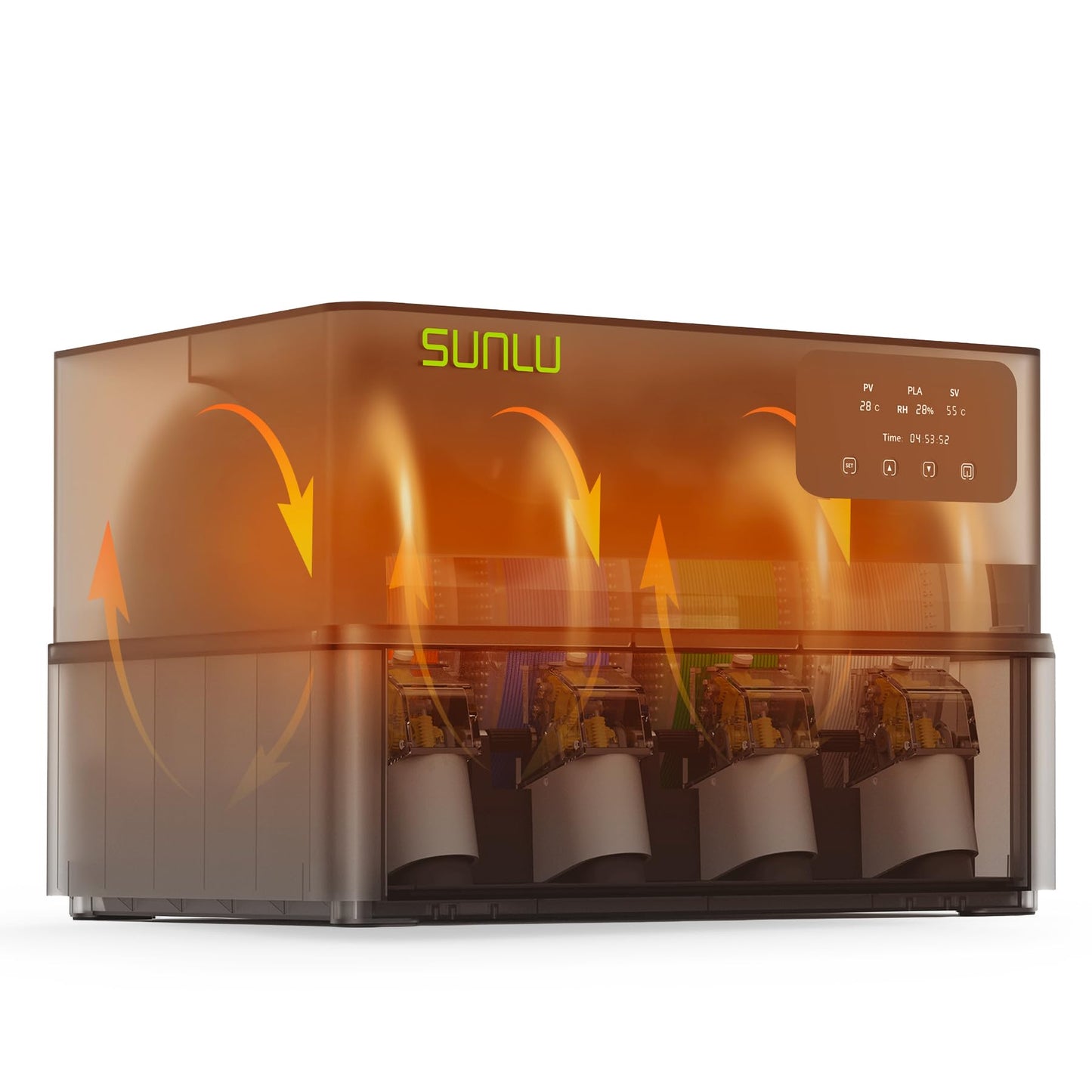 SUNLU AMS Heater, Compatible with Bambu Lab AMS Gen 1, Drying While Printing Filament Dryer, 70C Efficient Heating, Simple Insta