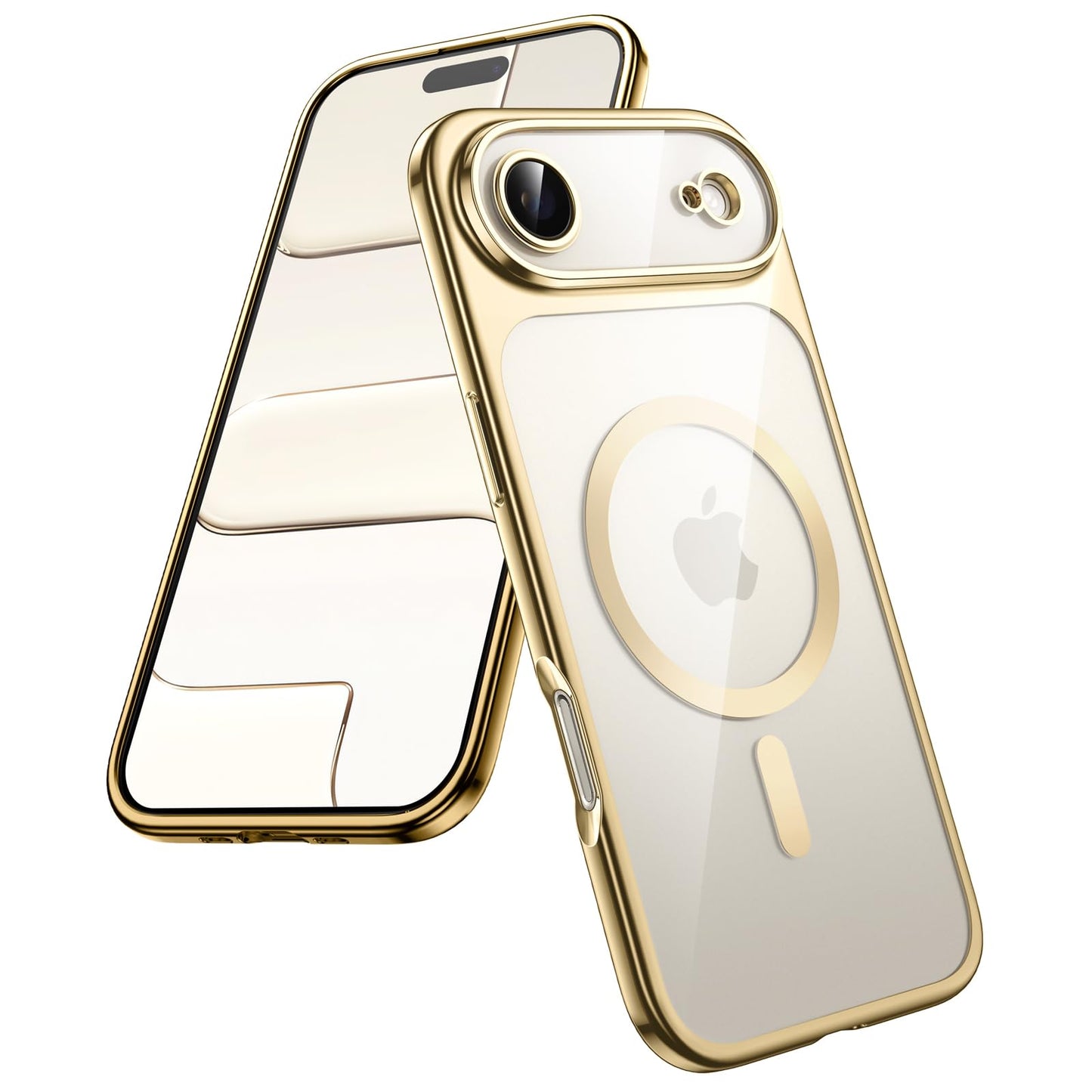 JETech Magnetic Case for iPhone Air, Full Camera Lens Protection, Compatible with MagSafe, Soft Electroplated TPU Frame with Har