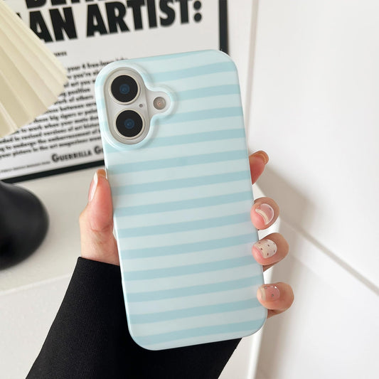 ZTOFERA for iPhone 17 Case with Geometric Horizontal Stripes,Cute Fashion Simple Line Pattern for Women Men,Soft TPU Slim Glossy