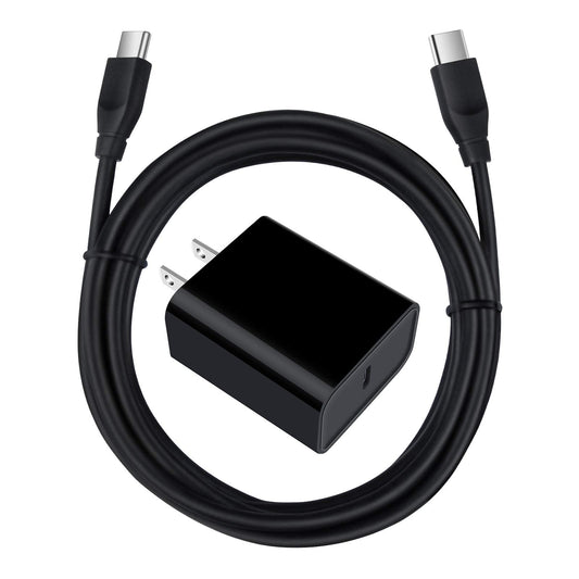 USB C Wall Charger, 20W PD Fast Charging Charger Cable for Samsung Galaxy S25 S24 S23 S22 S21 S20 FE A16 A15 5G A14 A21, Google