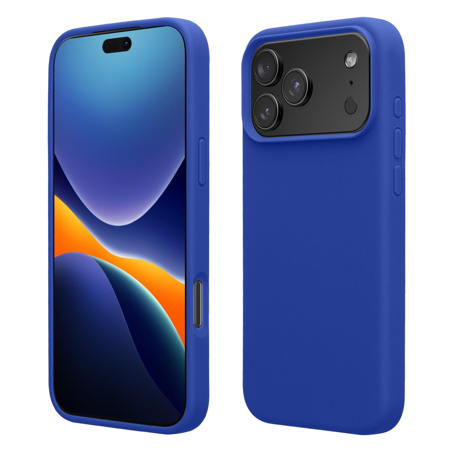 kwmobile Case Compatible with Apple iPhone 17 Pro Case - TPU Silicone Phone Cover with Soft Finish - Baltic Blue