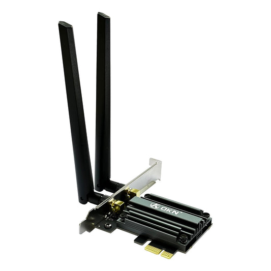 WiFi 7 PCIE Card 9.3Gbps 802.11BE WiFi 6E Card with Bluetooth 5.4 Tri-Band 4K QAM 320MHz WiFi 7 BE200 Inside Wireless Network Ad