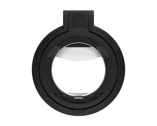 STM MagLoop - Designed for MagSafe iPhone - Magnetic 3-in-1 Accessory - Finger Loop Grip, Kickstand and Bottle Opener - Black (s