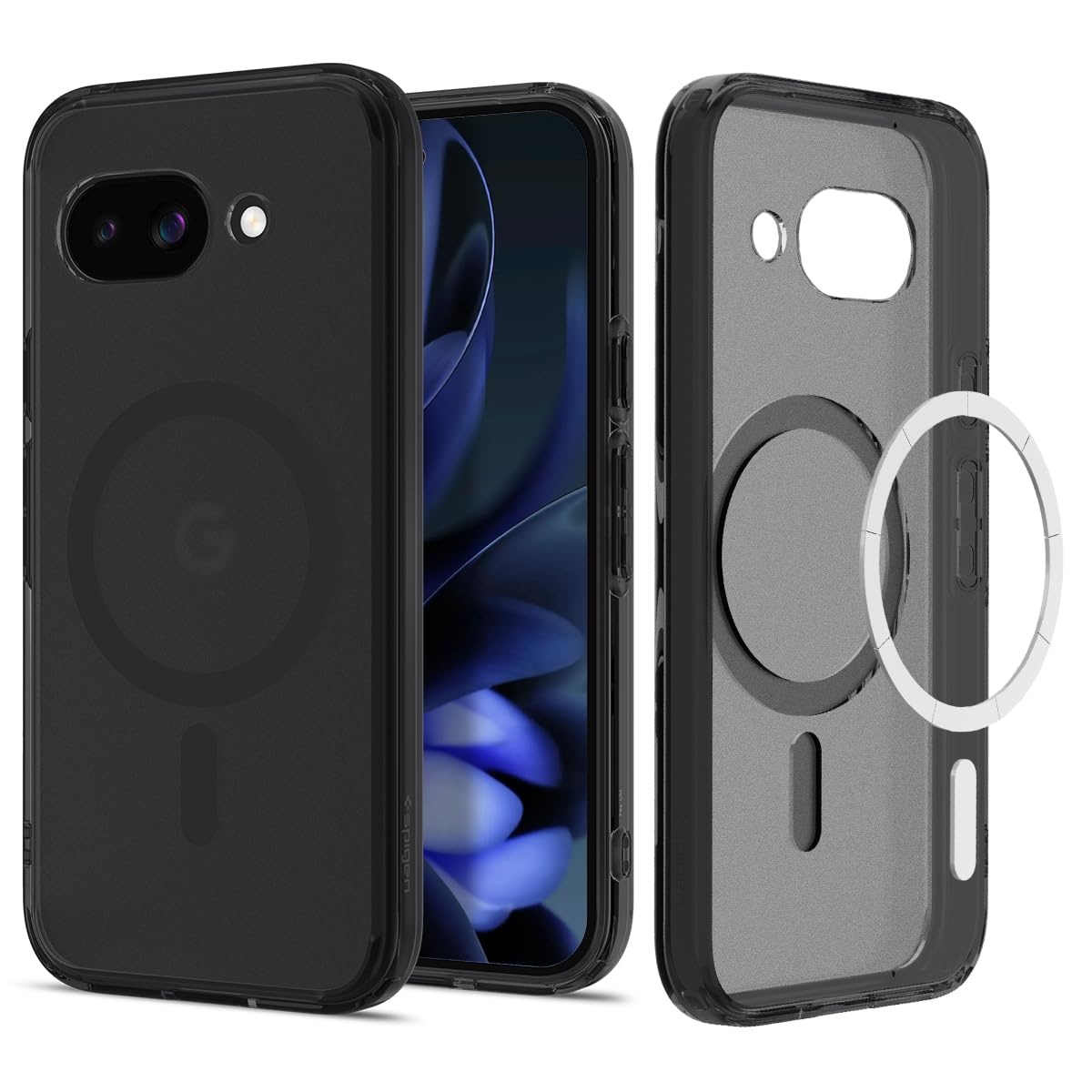 Spigen for Pixel 9a Case, Ultra Hybrid MagFit (2025) [Compatible with MagSafe Accessories] [Anti-Yellowing] - Frost Black