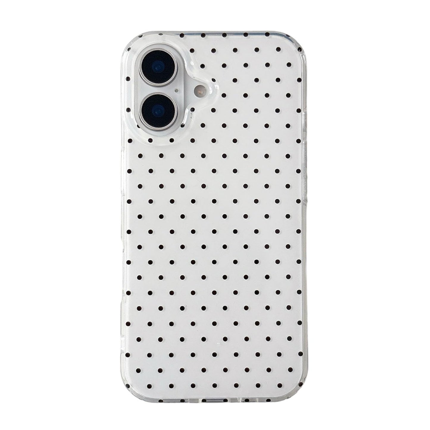 QLTYPRI Cute Phone Case for iPhone 17 Case Polka Dot Fashion Aesthetic Design for Women Girls, Slim TPU Shockproof Protective Ph