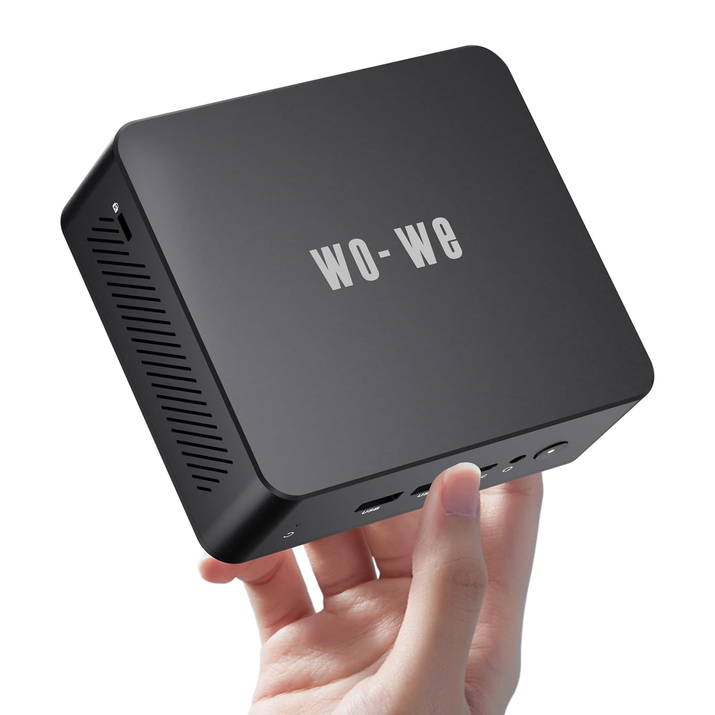 wo-we P6 Mini PC AMD Ryzen 5 3550H(Beats N150/N100/N97) Mini Computers, 16GB DDR4 RAM 512GB NVME SSD Gaming PC,Triple Display Du