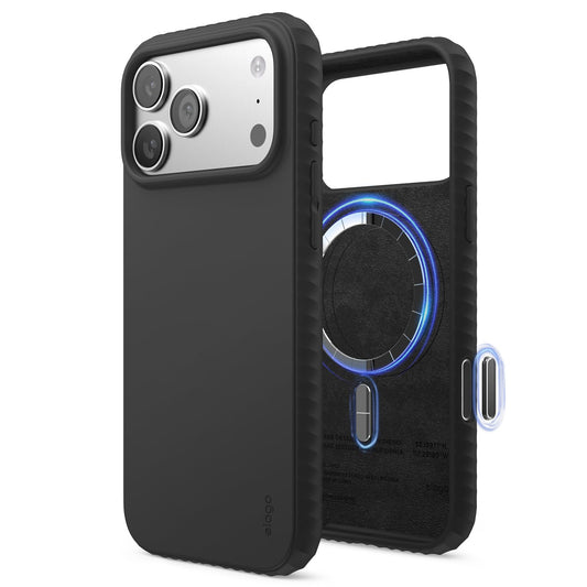 elago Magnetic Ridge for iPhone 17 Pro Max Case, Premium Magnetic Silicone Case, Compatible with MagSafe, Liquid Silicone Materi