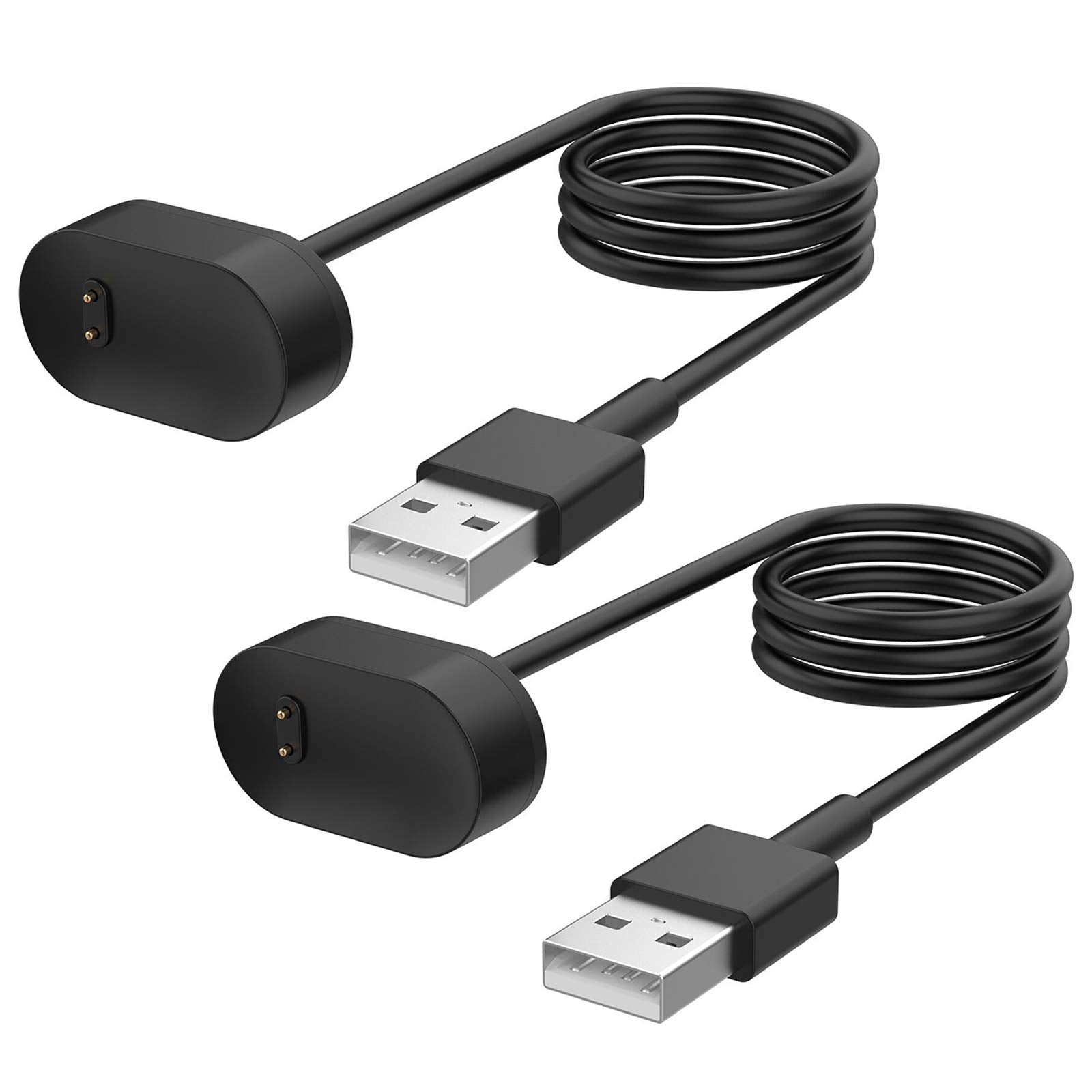 2 Pack Charger Cable for Fitbit Inspire HR & Ace 2 Smartwatch, Replacement USB Charging Cord Accessories (3.3 ft)
