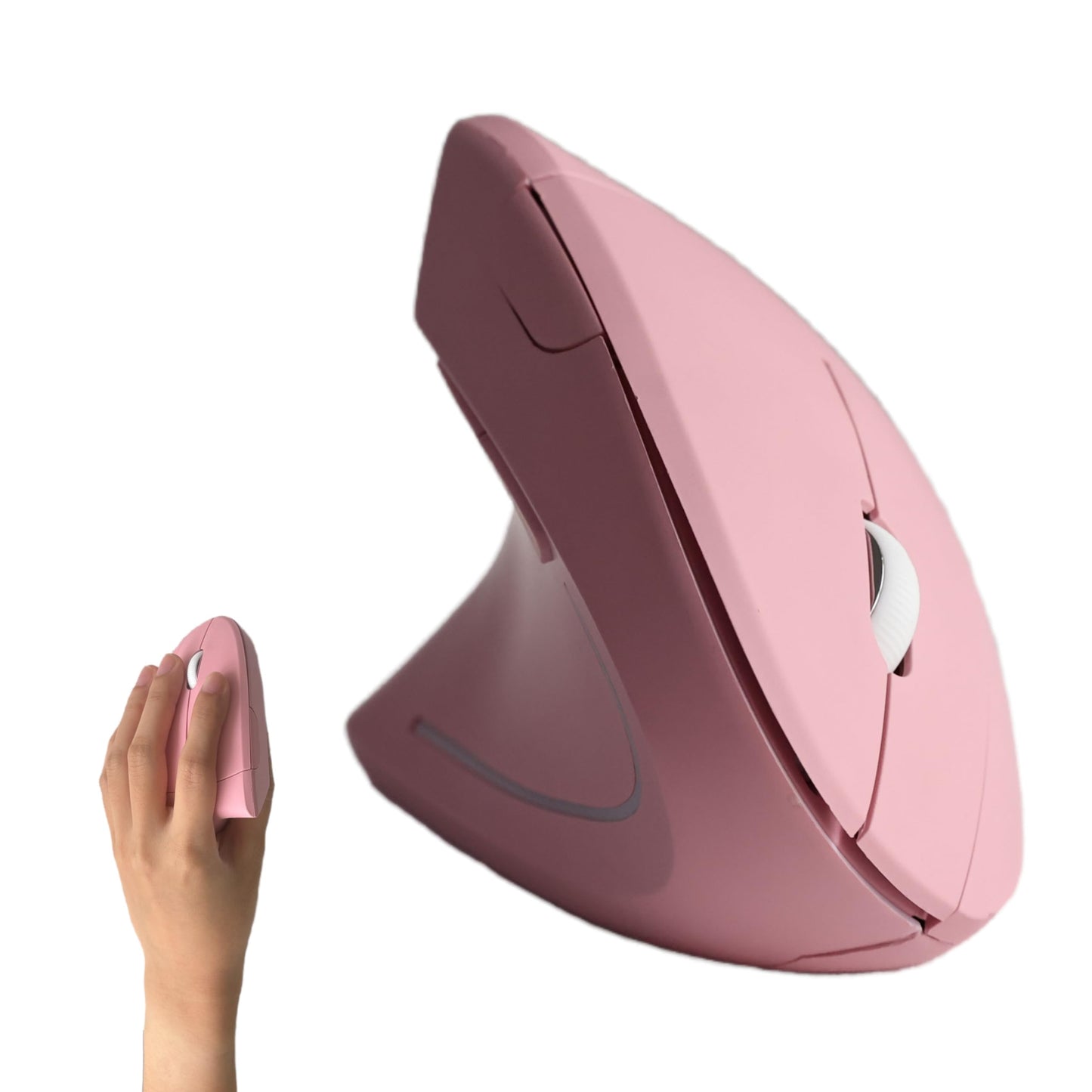 Urby Left Handed Mouse, Vertical Left Handed Ergonomic Wireless Mouse, Ideal for Lefty Users, Gaming & Office Use, Compatible wi