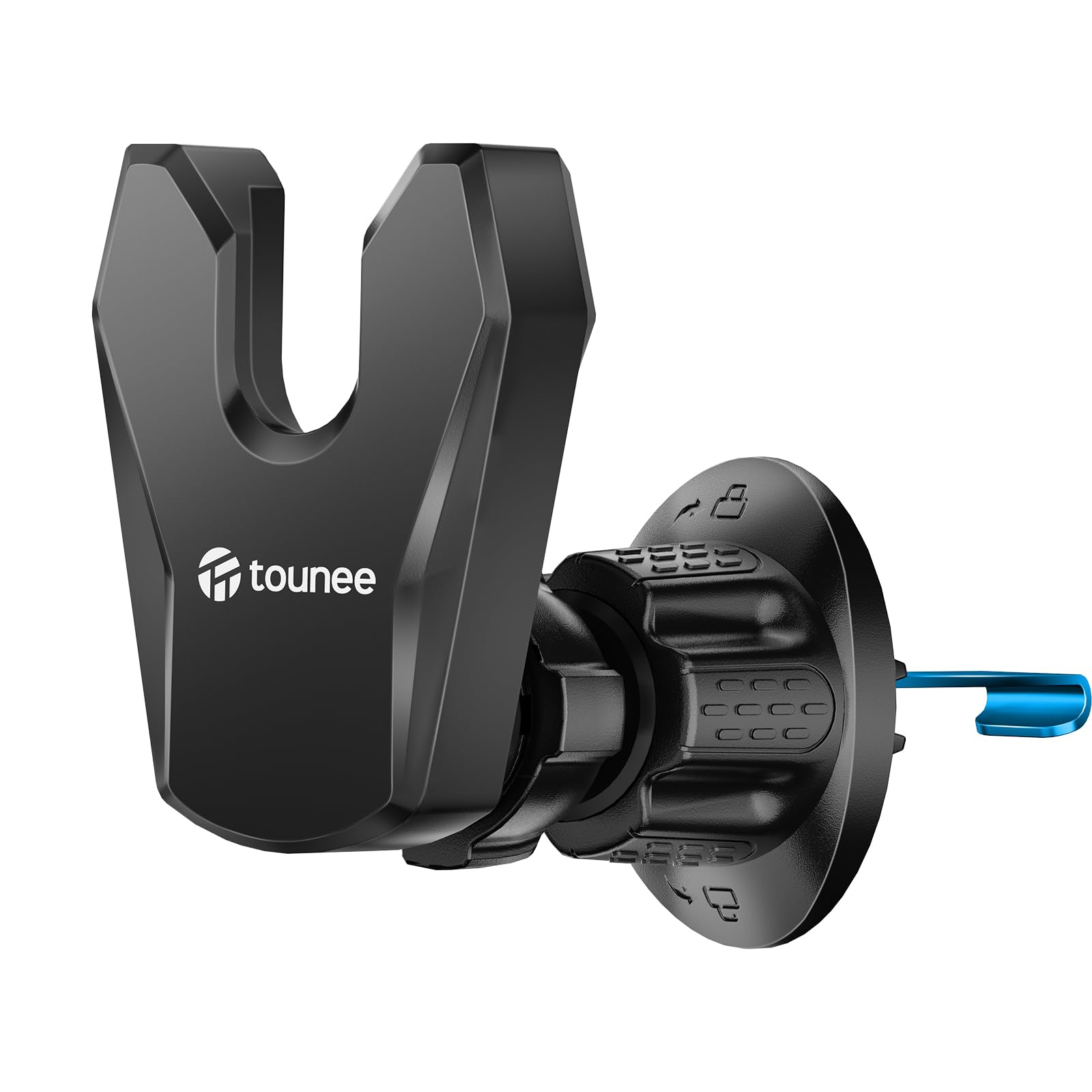 tounee Socket Grip Car Phone Mount, Grip Air Vent Car Phone Holder Compatible with iPhone, All Phones with Socket Grip (Black)