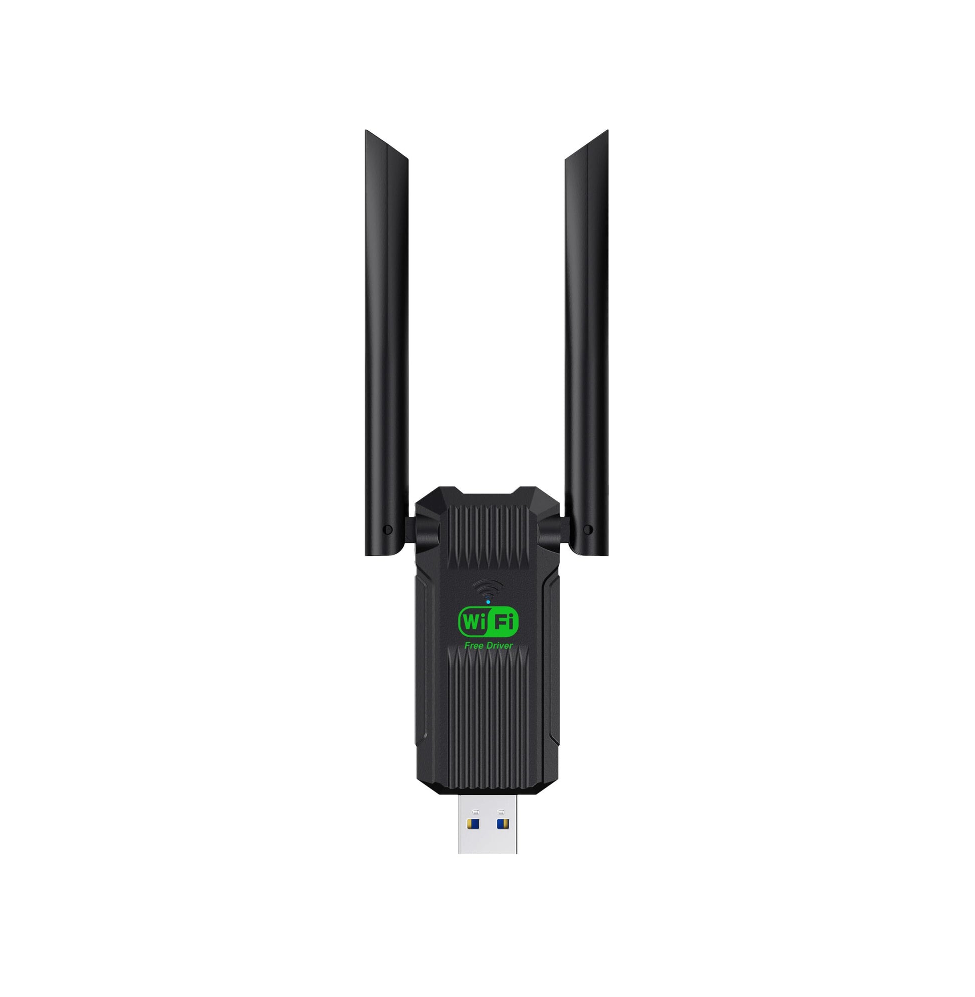 WiFi Adapter for Desktop PC,1300Mbps WiFi USB 3.0 Dual Band 5G/2.4G Wireless Network Adapter for Desktop Laptop PC, Dual 2dBi An
