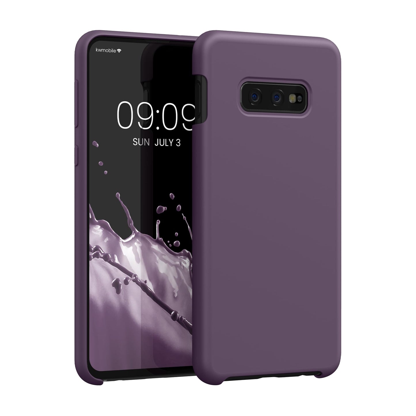 kwmobile Case Compatible with Samsung Galaxy S10e Case - TPU Silicone Phone Cover with Soft Finish - Pale Iris