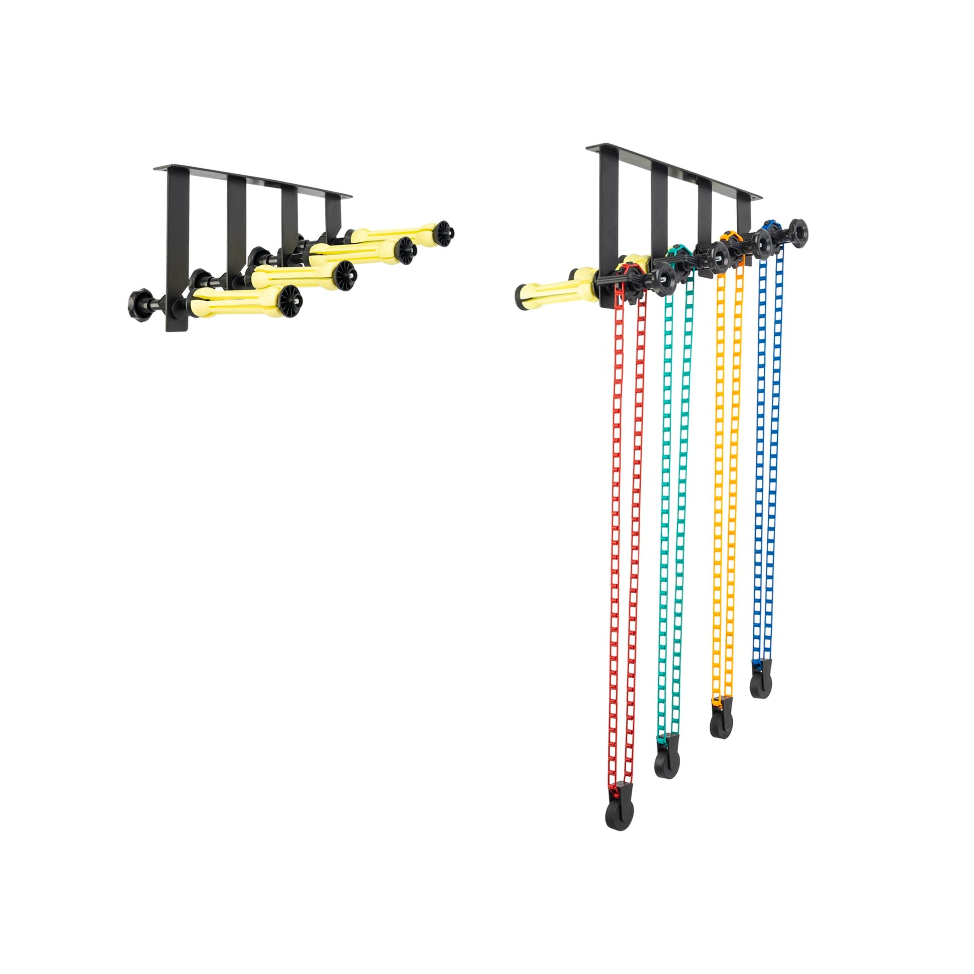 TENBEST Photography Backdrop Roller Support System, 4 Rollers, Wall/Celing/Light Stand Backdrop Mount, Background Support