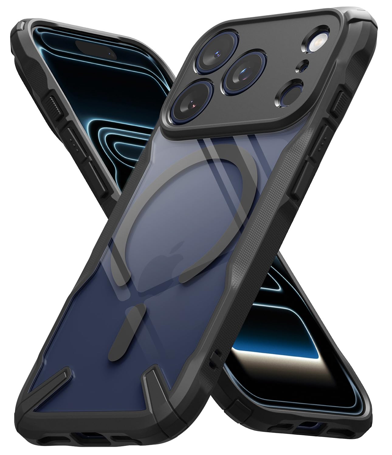 Ringke Fusion-X for iPhone 17 Pro Case [Compatible with MagSafe] Augmented Bumper Heavy Duty Shockproof Protective Cover - Magne