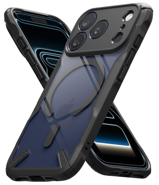 Ringke Fusion-X for iPhone 17 Pro Case [Compatible with MagSafe] Augmented Bumper Heavy Duty Shockproof Protective Cover - Magne