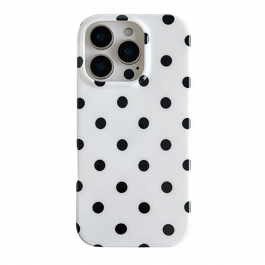 ZTOFERA for iPhone 16 Pro Max Case with Cute Aesthetic Polka Dot, Fashion Simple Dot Print Pattern for Women Men,Soft TPU Slim G
