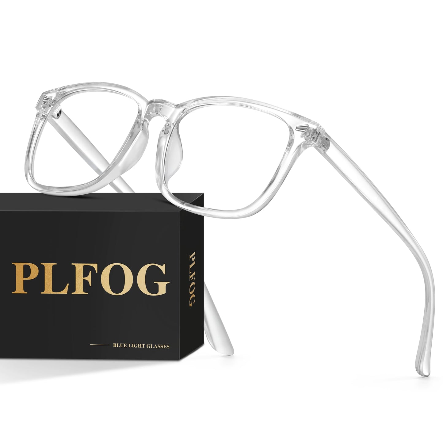 PLFOG Blue Light Glasses For Woman Men - Anti Eyestrain Computer Gaming Eyeglasses Blue Light Blocking Glasses