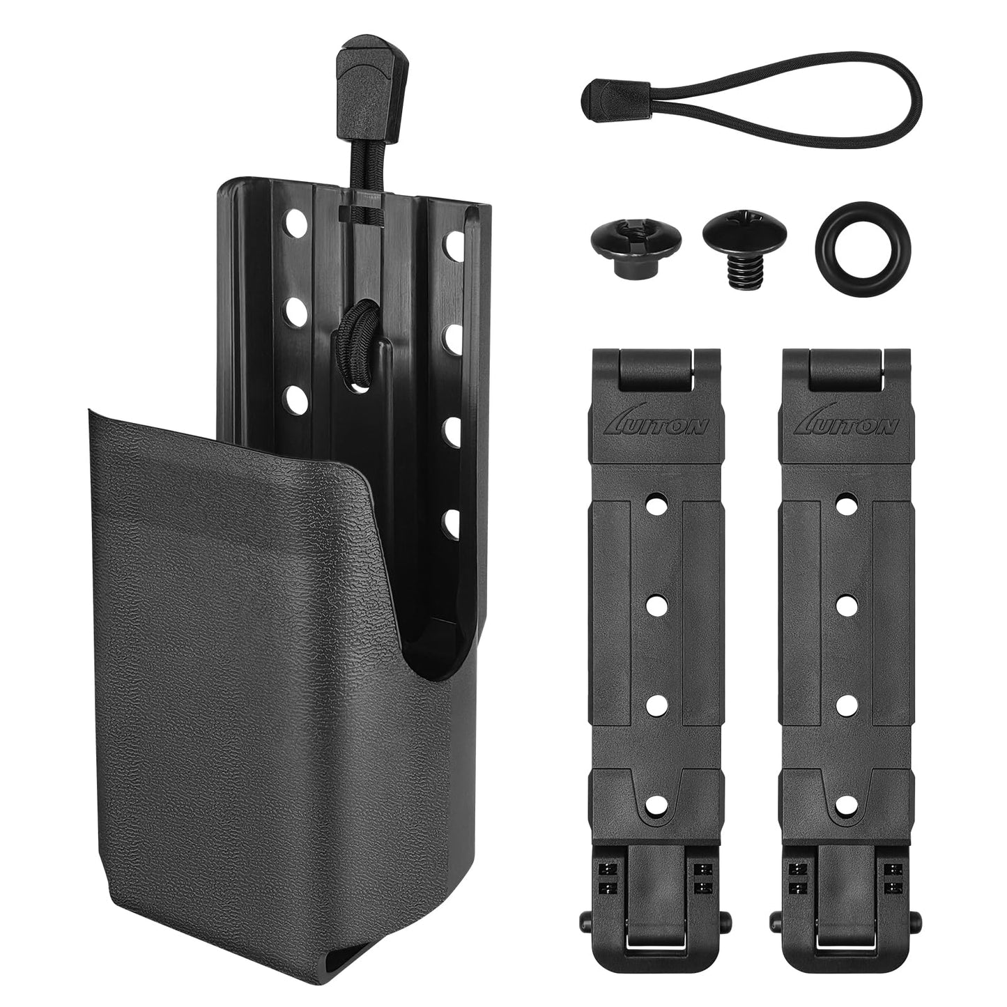 LUITON Tactical Holster for Motorola APX6000 Molle Radio Holder Molle Pouch Tactical Radio Holster Vest Mount Portable Radio Cas