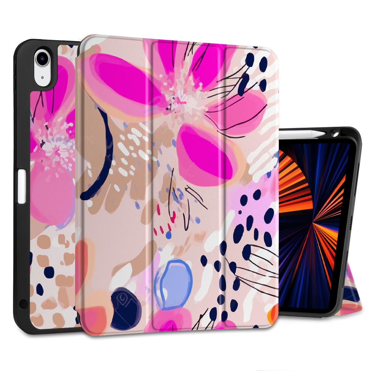 DONGKE Case for iPad 11th Generation 11 Inch 2025 (A16 Chip) & iPad 10th Generation 10.9 Inch 2022 with Pencil Holder-[Auto Wake