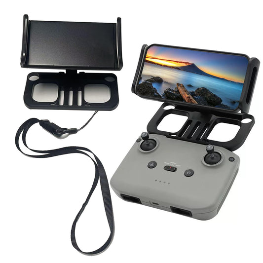 HENWAFX Drone Controller Mount and Tablet Holder, 4.7-12.9 Inch Adjustable Bracket, Compatible with DJI Mavic Air/Mini Series, w