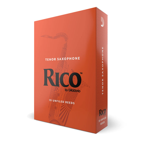 DAddario Rico Tenor Saxophone Reeds, Strength 2, Pack of 10