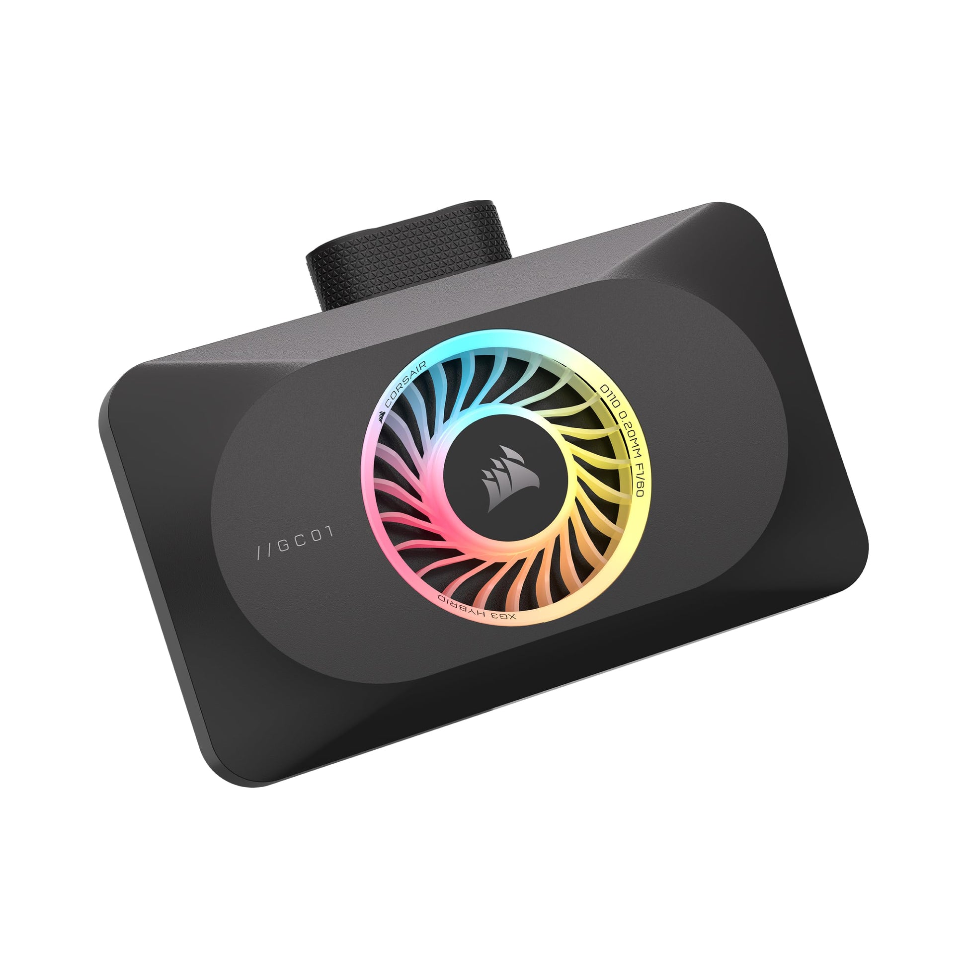 CORSAIR XG3 RGB Hybrid GPU Water Block - Hybrid Custom Cooling, Compatible with 5080, 5070 Ti, & 5070 GPUs, 18 Addressable RGB L