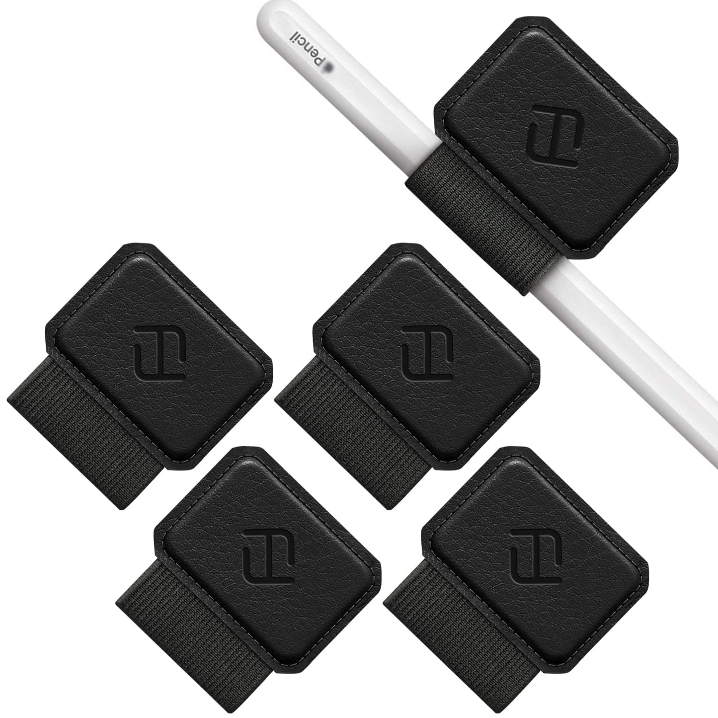 Fintie 4 Pack Pen Loop Holder for Apple Pencil Pro, Apple Pencil (USB-C / 1st / 2nd Generation) and Stylus Pens, Elastic Adhesiv
