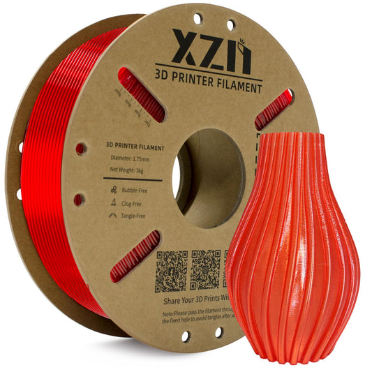 XZN TPU 95A Filament 1.75mm, Soft 95A Flexible 3D Printer Filament, 1KG Spool (2.2 lbs), Dimensional Accuracy +/- 0.02 mm, Vacuu