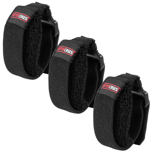Gator Cases 3-Pack Fret Mute String Dampeners in Size Medium; Black (GTR-FRETMUTEMD-3BK)
