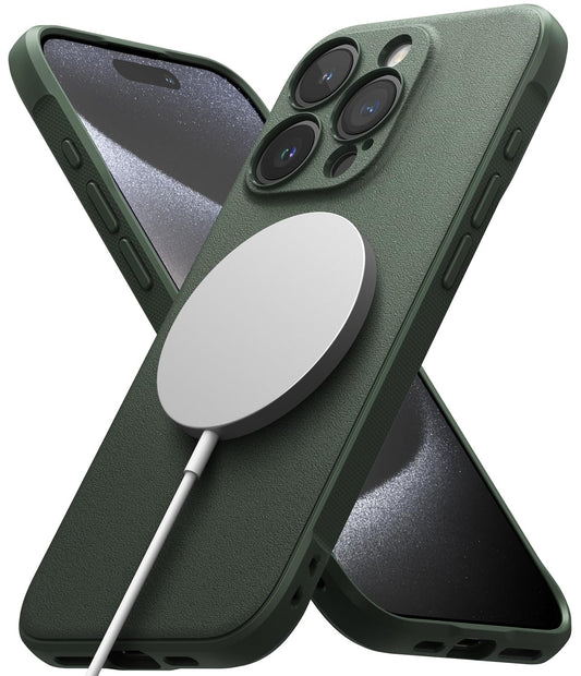 Ringke Onyx for iPhone 15 Pro Max Case, [Compatible with MagSafe] Oil & Dirt Resistant, Individual Lens Covers for Cameras, Non-
