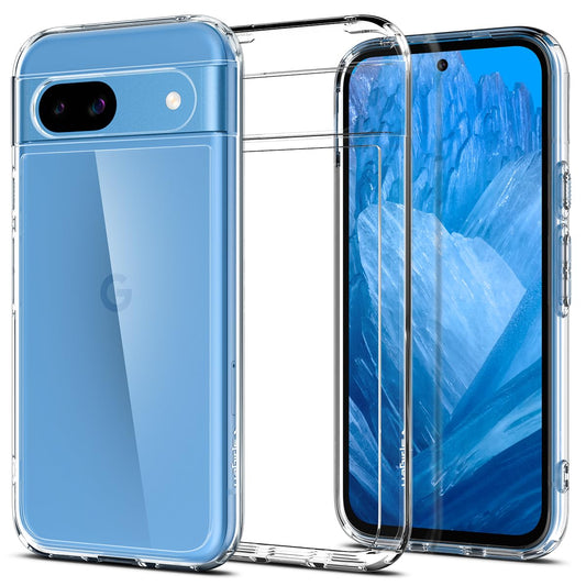 Spigen for Pixel 8a Case, Ultra Hybrid (2024) [Anti-Yellowing] [Military-Grade Protection] - Clear